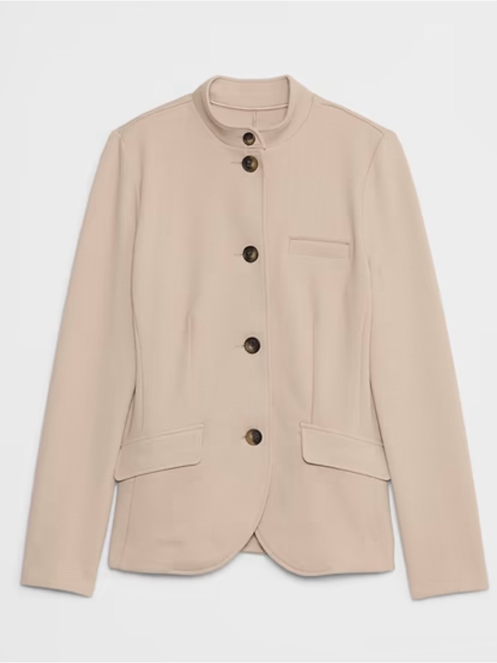 Banana Republic Factory Tailored Knit Pique Blazer